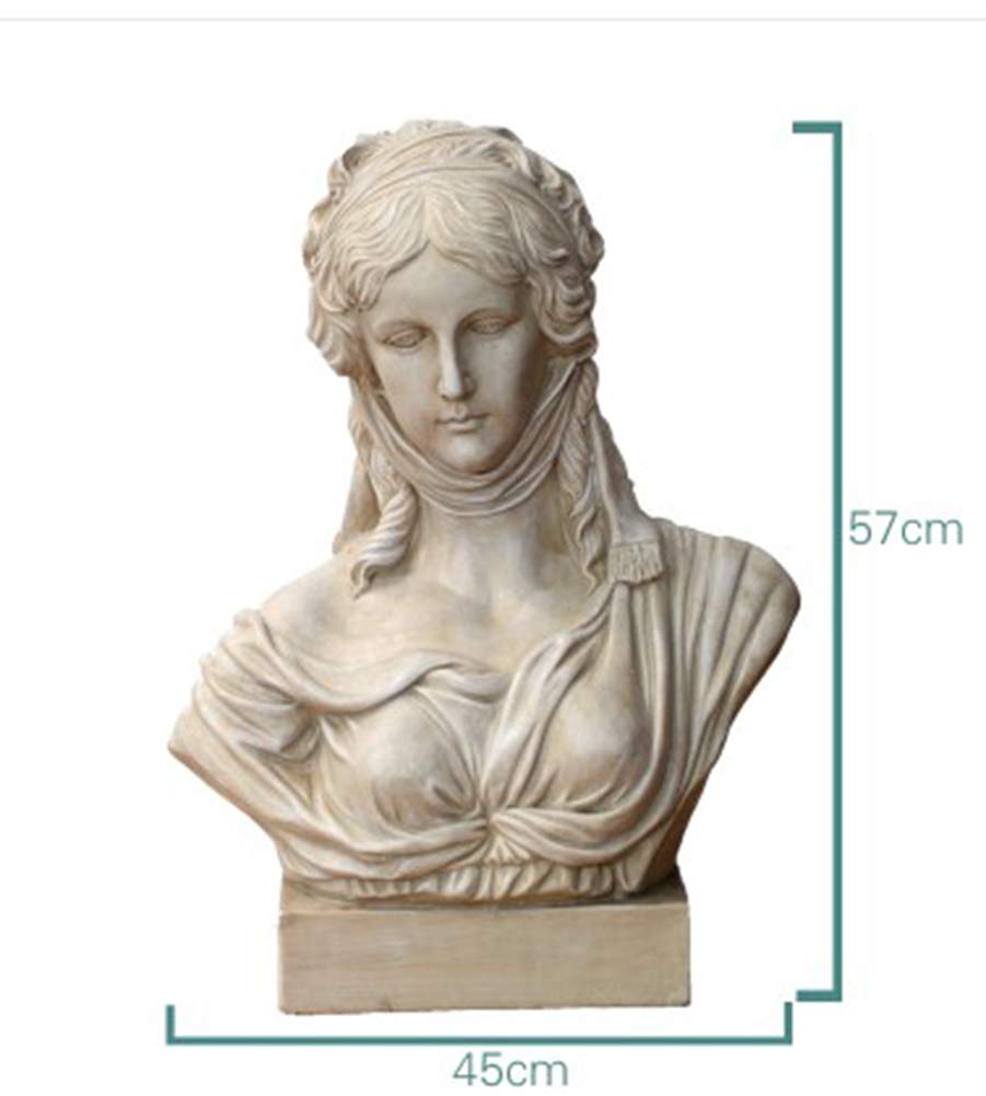 Amazon.co.jp: ギリシャの女神の彫刻、庭の装飾彫刻像アート女神バスト
