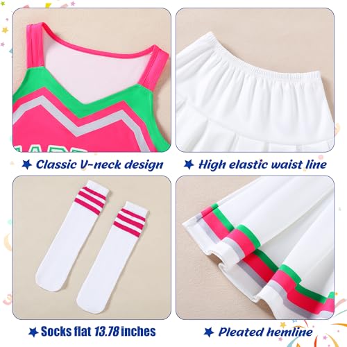 Disfraz de animadora para niñas talla 7-8 años miniatura 4