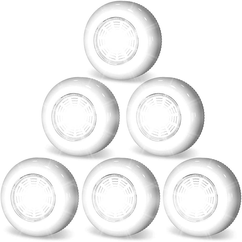 Tap Light Push Lights, Mini Night Touch Light LED Puck Lights Portable