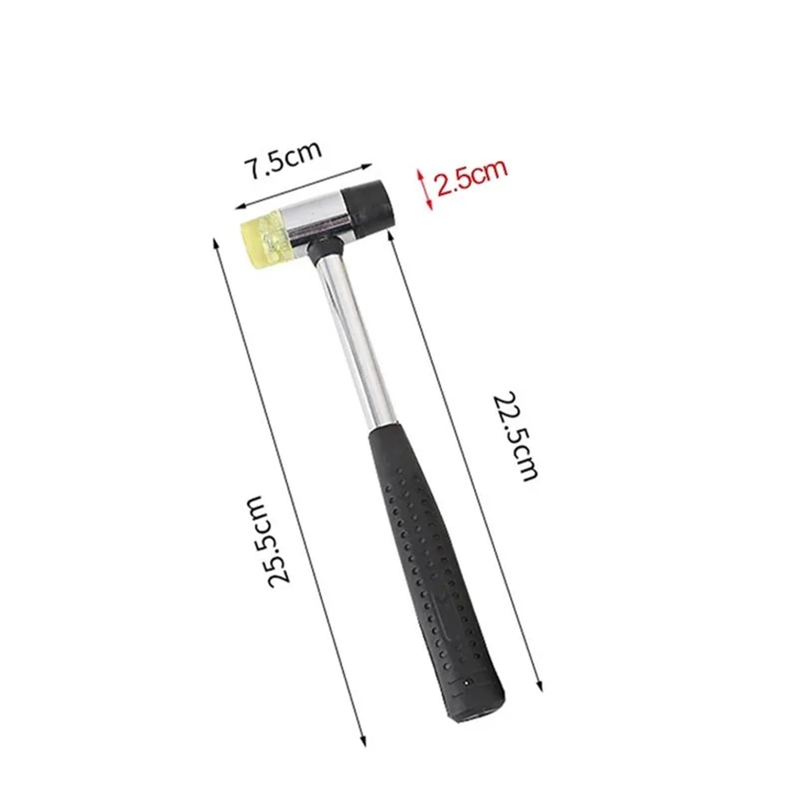 Mazo De Goma 4 Uds. Martillo De Acristalamiento De Nailon Suave De Doble Cara De 25-45mm for Albañilería De Losas