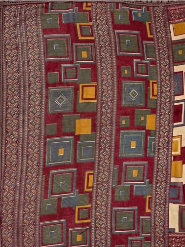 Image of SIRIL Women's Georgette Printed Saree with Unstitched Blouse Piece