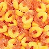 Peach Rings Gummy | 1-Pound Bag | Sour and Sweet Chewy Candy