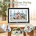 Digital Picture Frame WiFi 10.1 Inch Smart Digital Photo Frames with 1280x800 HD IPS Touch Screen Electronic Picture Frame Built in 16GB Share Photos Video via App, Auto-Rotate