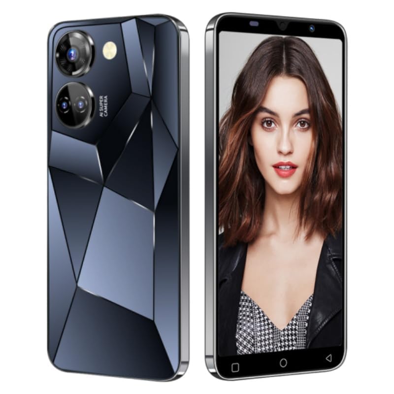 QrZrQ Smartphone Barato, 16GB ROM (128GB Escalable),...