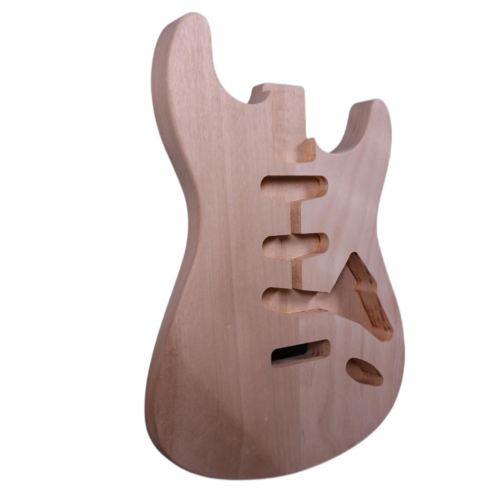 Unfinished Guitar Body Unfinished DIY Electric Guitar Mahogany Body SSS Pickup Holes Replacement