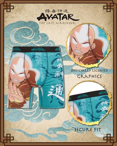 Avatar The Last Airbender Men's Boxer Briefs - No Fly, Anti-Chafing Stitching, Comfort Shaped/Cotton Lined Crotch2