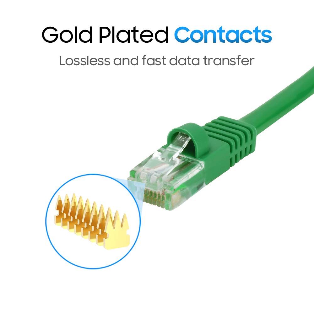 Cmple - 50 Pack Cat 5e Ethernet Cable 3 Ft 1Gbps Cat5e 11 thumbnail image