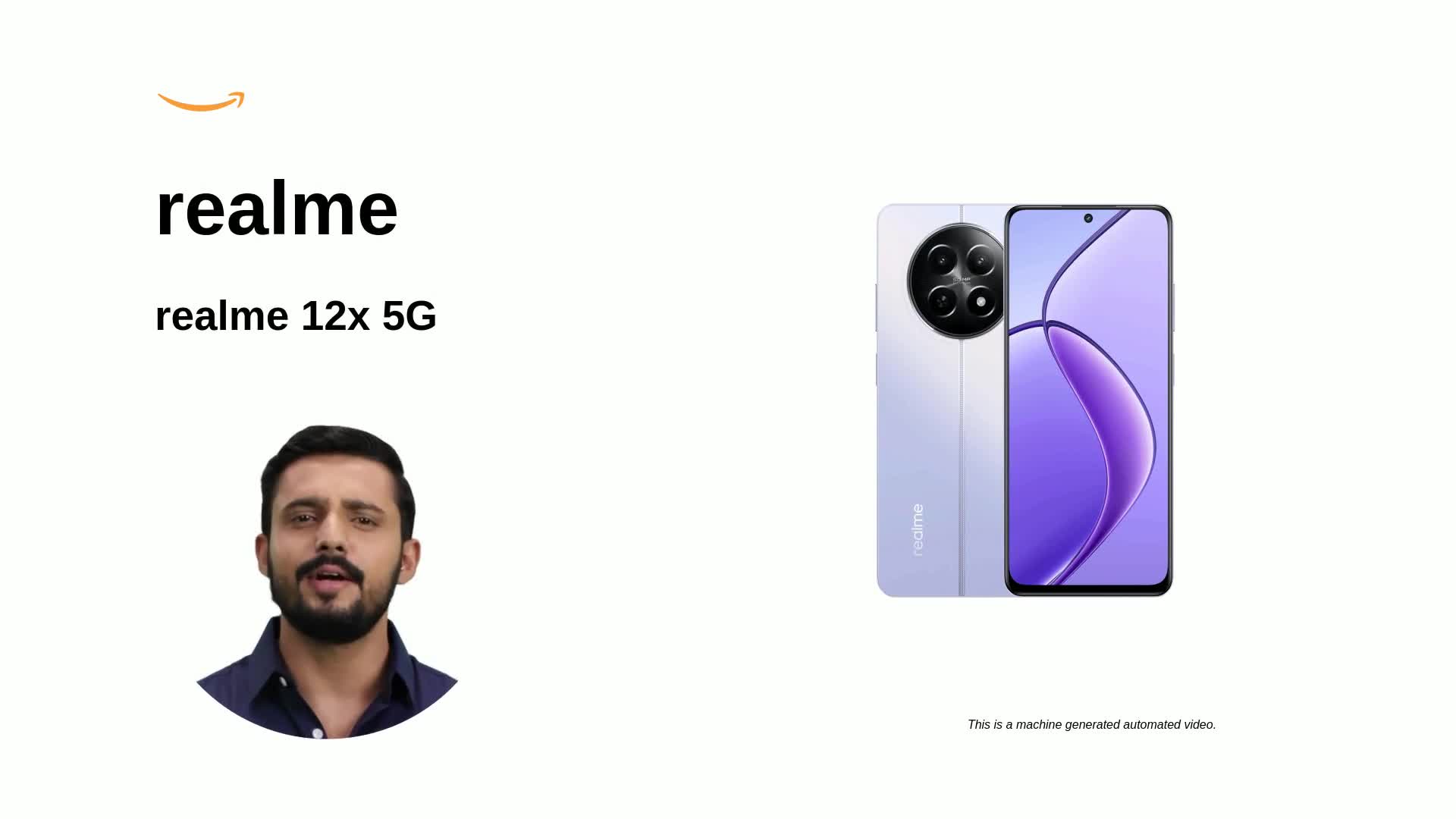 realme 12x 5G (Twilight Purple, 8GB RAM, 128GB Storage) : Amazon