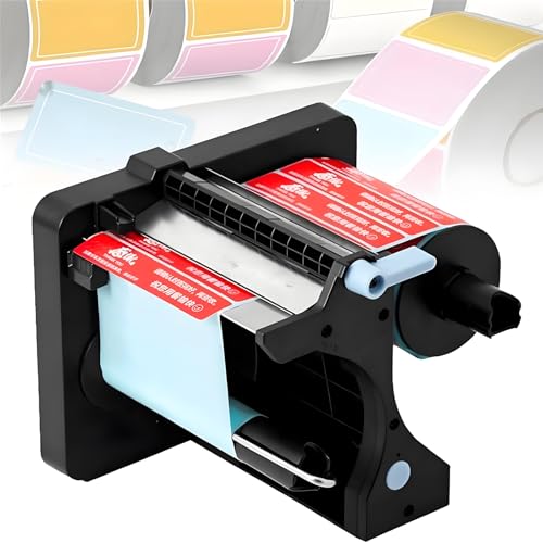 ZMJGLL Dispensador automático de Etiquetas con sensores duales y 3 configuraciones de Velocidad para un Embalaje y envío eficientes, compatibilidad versátil con Etiquetas.