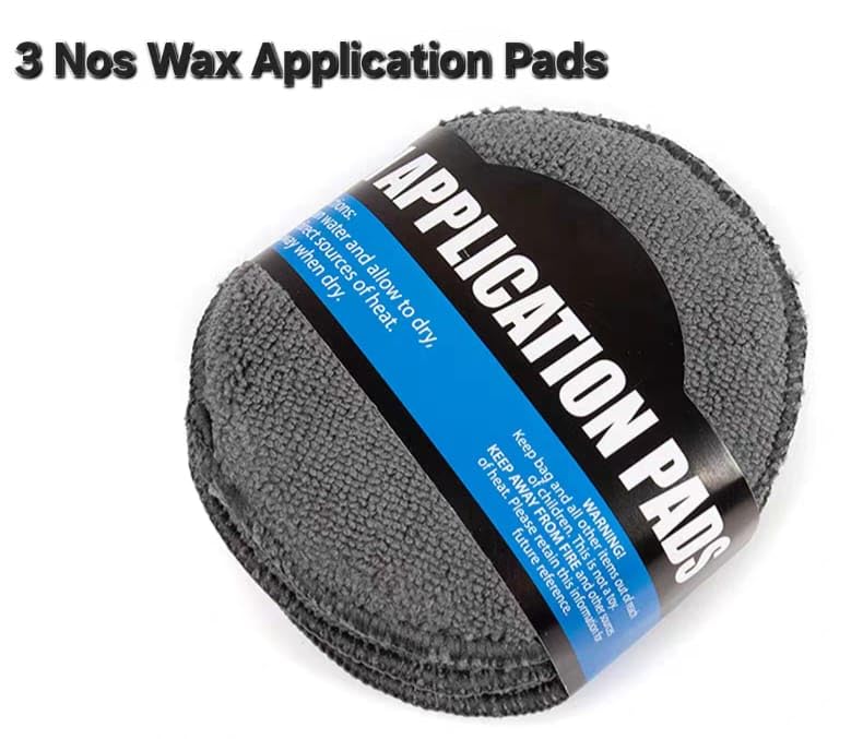 Image of 9 Pcs Microfiber Car Cleaning Kit Complete Car Wash Set with Towels, Polishing Pads, Wash Glove, Sponge & Wheel Brush | Microfiber Car Cleaning Detailing