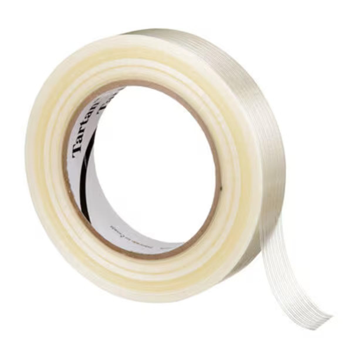 3M Tartan Filament Tape 8934, Clear Fiberglass-Reinforced Strapping Tape, 1 inch x 60 yd Roll