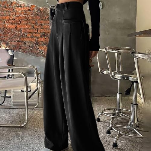 Wide Leg Pants for Women High Waist Casual Long Palazzo Pants Loose Business Work Office Trousers with Pockets3