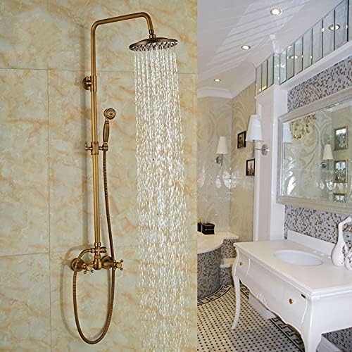 Mitigeur de douche en laiton antique 8 pouces : l'élégance rétro pour votre salle de bain