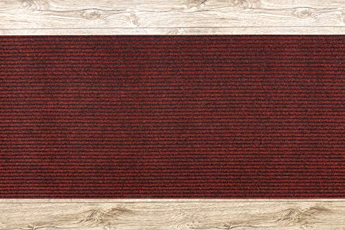 Felpudo exterior e interior rugsx Gin rojo antideslizante de 200x150 cm 5