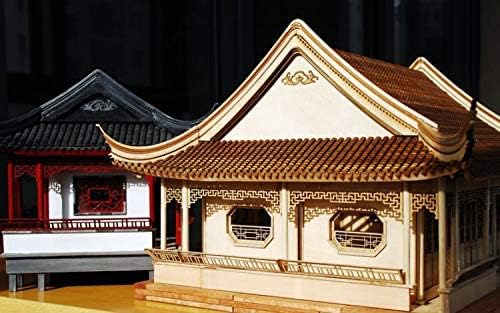 Warp United Exquisite Hall - 1/25 Classical Chinese Garden Pavilion Wood Architecture Model Kit from Suzhou