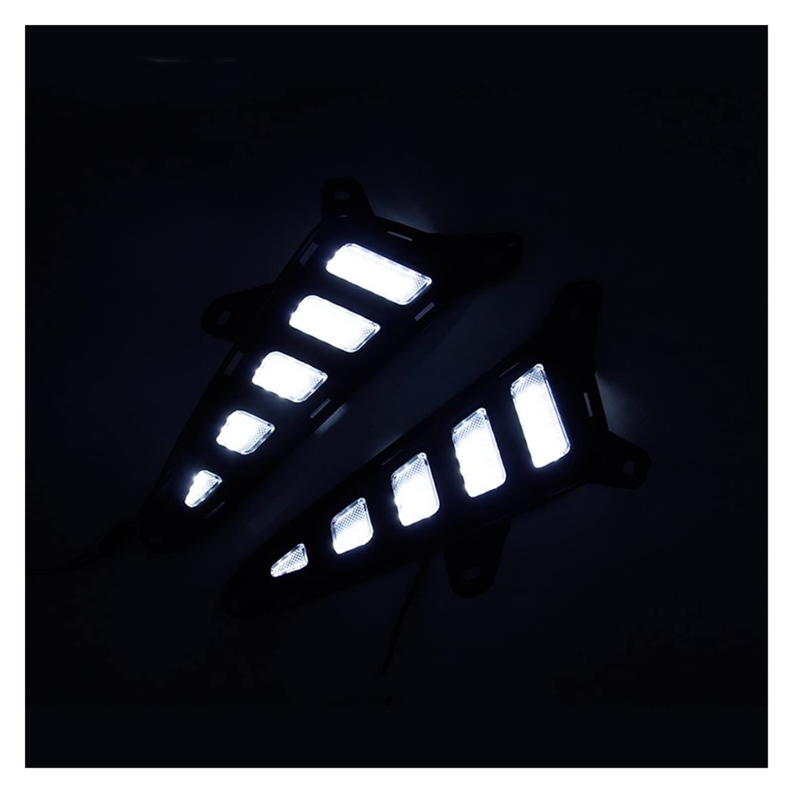 Światła przeciwmgielne 1 Para Samochodów LED Światło Do Jazdy Dziennej DRL Dla CHR 2016 2017 2018 2019 Z Dynamicznym Żółtym Kierunkowskazem Lampa Przeciwmgielna
