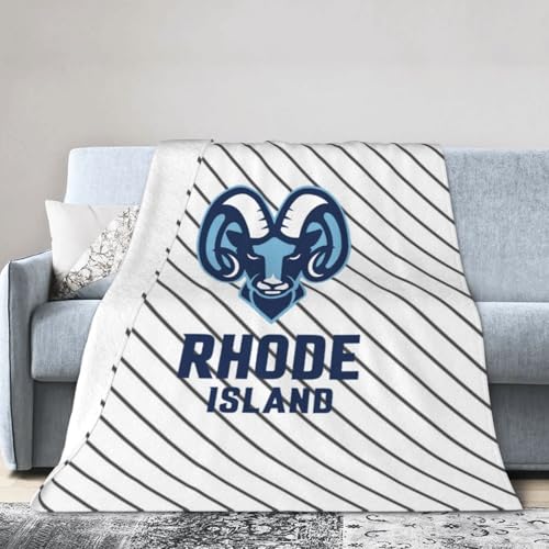 Uri University of Rhode Island Rams Ultra-Soft Micro Fleece Blanket Soft Comfortable Flannel Blanket Available for Bed Couch Living Room
