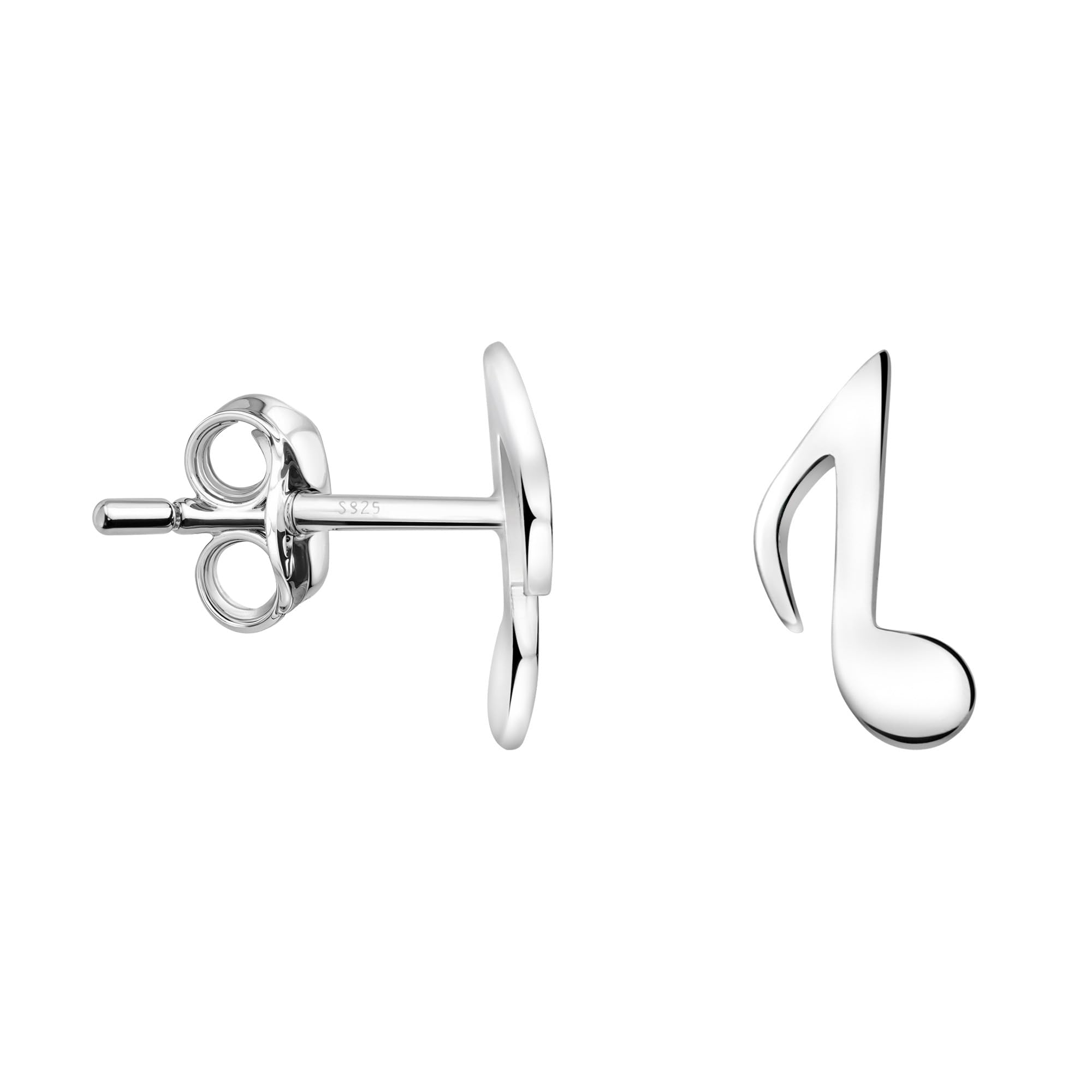 Sofia MilaniPendientes para Mujeres en Plata de Ley 925 - Pendientes de Nota musical - 20673