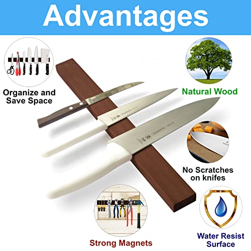 10 Inch Magnetic Knife Holder For Wall - Knife Magnetic Strip - Magnetic Knife Holder - Magnetic Knife Strip - Knife Magnet #TOP2