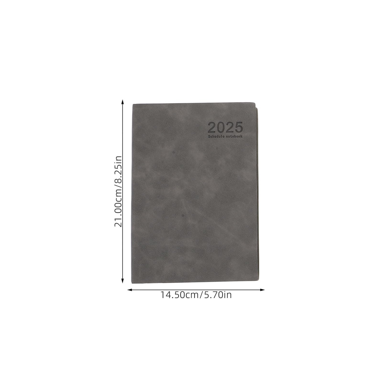 Agenda Journalier 3pcs A5 en Pu, Planificateur D'horaire Moderne