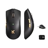 MCHOSE K7 Ultra Gaming Mouse Wireless, 59g Ultra-Lightweight, PAW3950 Sensor, 8000Hz Polling Rate, 42K DPI, 5 Programmable Buttons, 120 Hours of Playtime, Magnetic Wireless Charging Dock Black