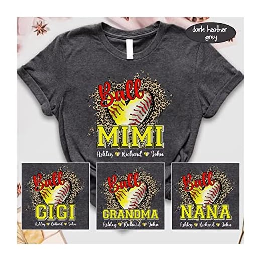 Custom Softball Shirts for Mothers Day Gift: Personalized Softball Mom, Aunt & Grandma T-Shirts, Hoodies & Sweatshirts - The Perfect Team Mom Gifts & Softball Gear for Women