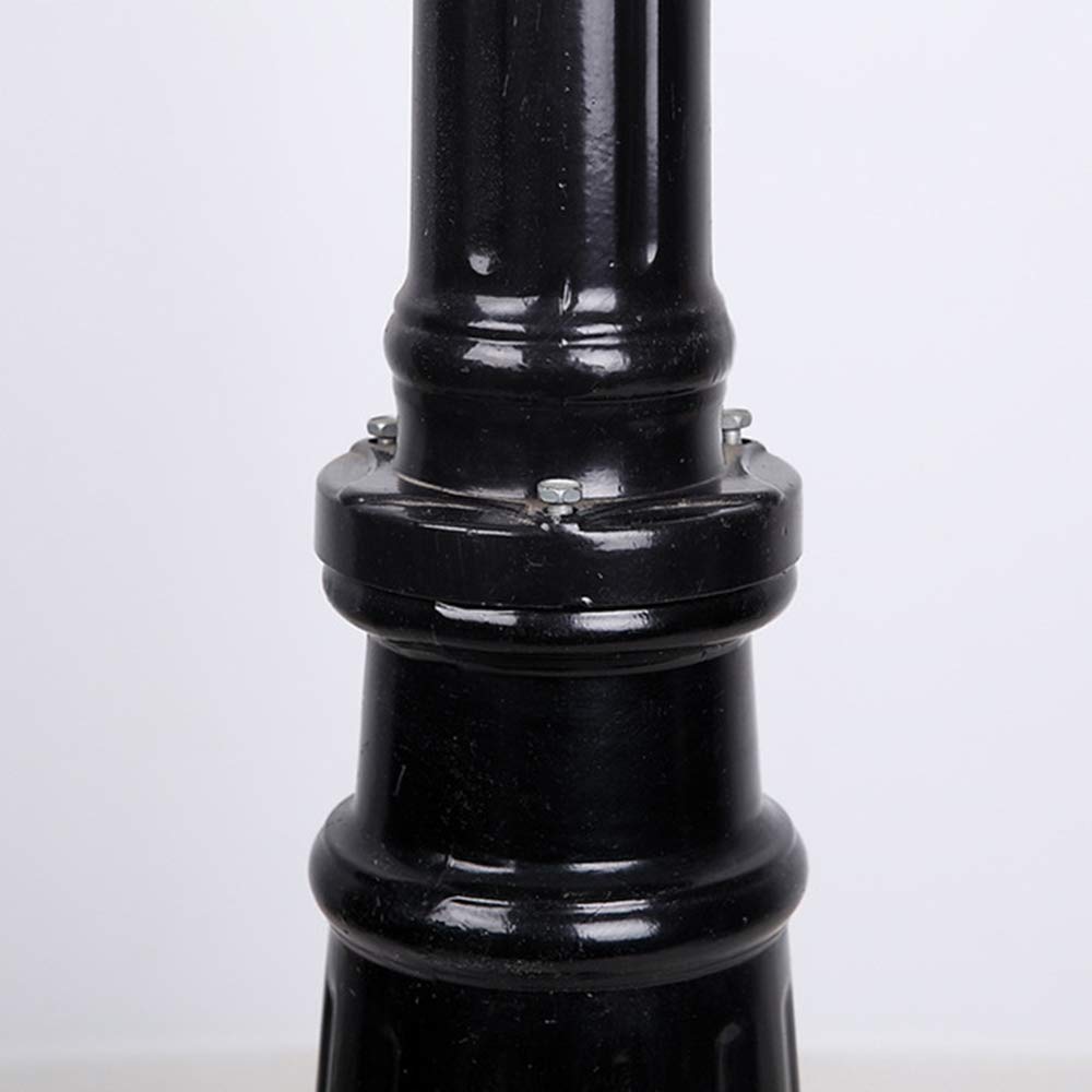 Retro kreatywna podwójna, trzygłowicowa lampa uliczna z wysokim biegunem na zewnątrz aluminiowy słup lampa wodoodporna europejska lampa uliczna ogród trawnik słupek lampa willa krajobraz