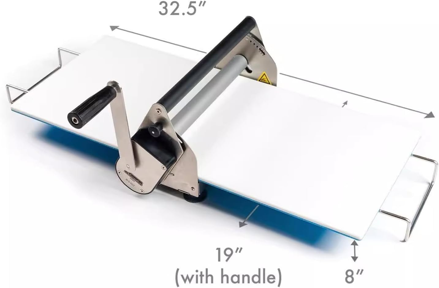 Klappbare Teigausrollmaschine, 12“ Manuelle Pizzateigausrollmaschine, Einstellbare Dicke, Edelstahl, Leicht Zu Demontieren, Für Pizza, Croissants, Gebäck, Kekse