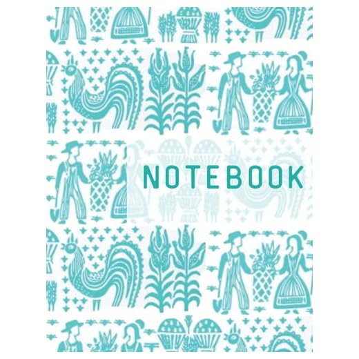 Notebook: Vintage Pyrex inspired. High quality paper (Notebook) – Paperback Cover - 8.5 x 11 inches (Letter size) - 100 pages