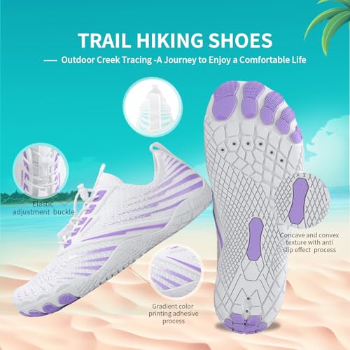 Hike Barefoot Shoes for Women Men, New Barefoot Footwear, Non-Slip Water Shoes,Breathable Non-Slip Footwear Wide Toe2