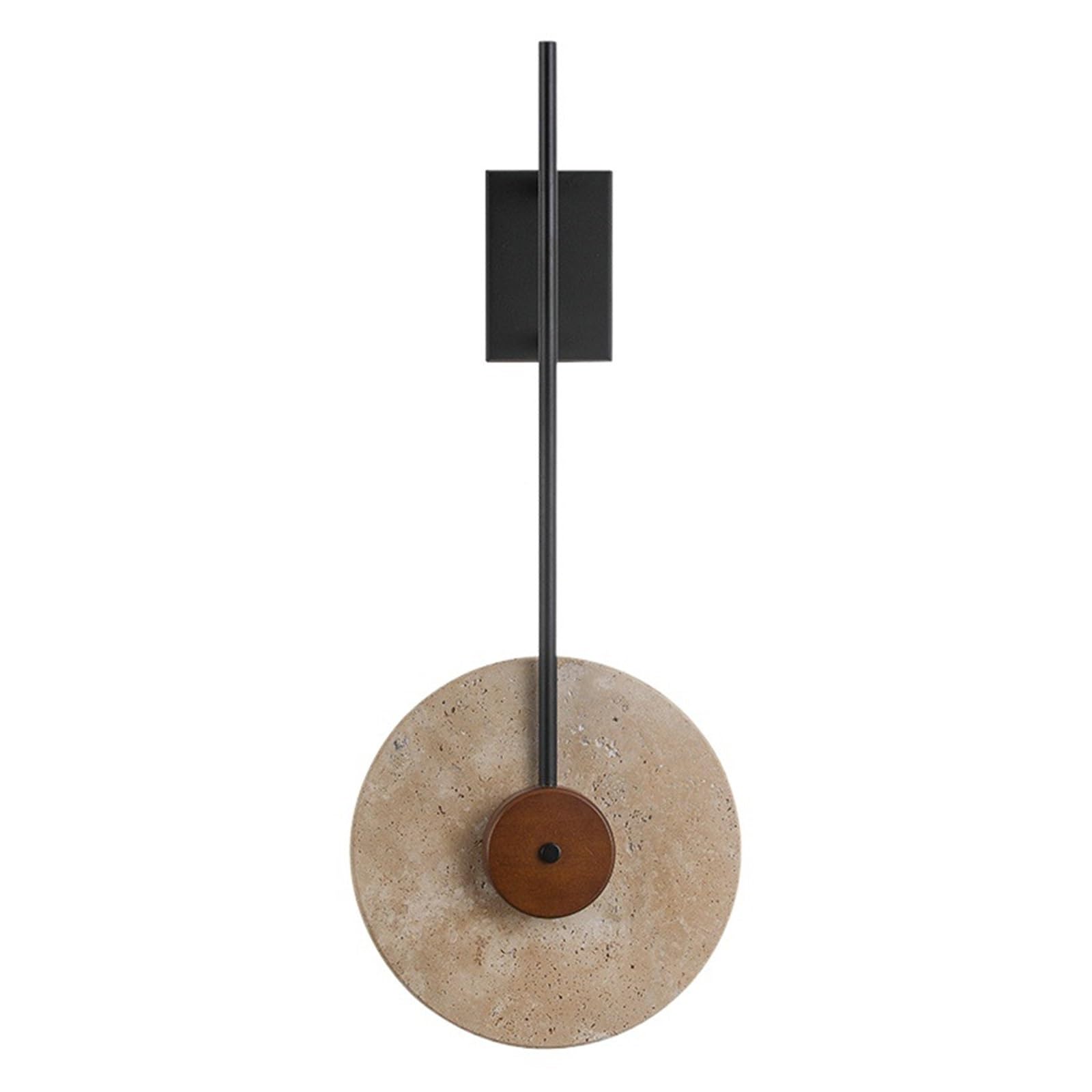 VALORCIRONA Lamps Wabi-sabi Style Bedroom Bedside wall lamp Marble Nordic Hotel Light Luxury Designer Living Room Background wall lamp(LargeGold,Warmlight3000k)