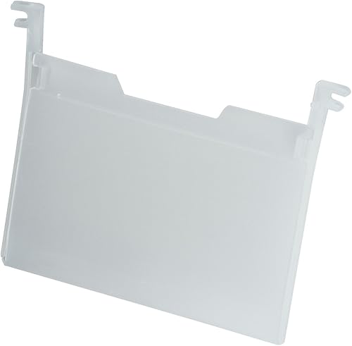 Akro-Mils 35010 - Soporte de etiquetas de plástico para almacenamiento y apilamiento y Akro-Grid Totes, transparente, (paquete de 6)