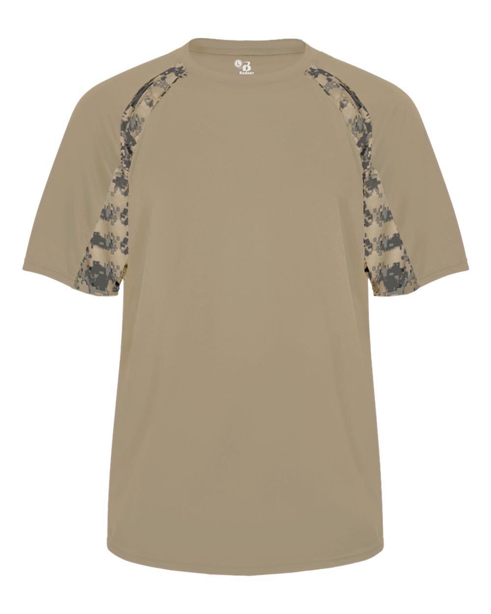 Badger Sport Sand Digi-Camo Adult Large Short Sleeve