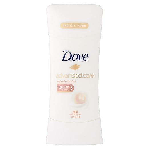 Dove Advanced Care Anti-Perspirant Deodorant, Beauty Finish 2.6 oz (Pack of 2)