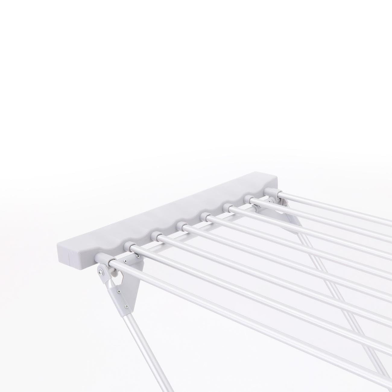 Herzberg HG8070-WHT, Elektro-Wäschetrockner, Schnelles Trocknen, Energieeinsparung, Leise, Kompakt, 8 Heizstäbe, Entfeuchtung, Antibakteriell, verwenden, 120W, Weiß