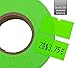 Perco 1 Line Fluorescent Green Labels - 8 Rolls, 1 Sleeve, 8,000 Blank Price and Date Gun Labels for Perco Lite, X, Plus and Pro 1 Line Price and Date Guns - Made in USA