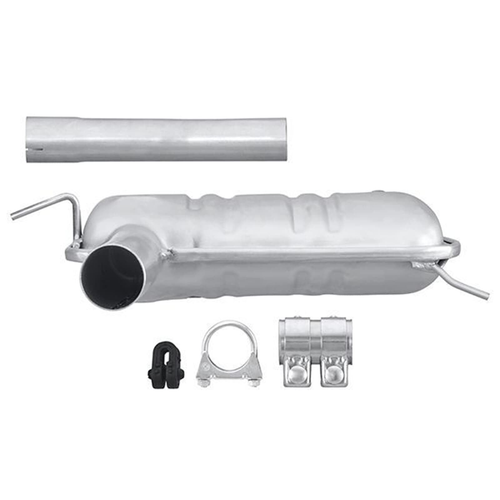 HELLA 8LB 366 022-451 Tłumik przedni - Easy2Fit® Kit - z przodu - dwuczęściowy - Komplet z elementami do montażu - dla m. in. RENAULT SAFRANE II