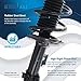 Detroit Axle - Front Struts Sway Bars for 2011-2016 Hyundai Elantra Complete Front Quick Install Ready Struts w/Coil Spring Assembly Sway Bar Links 2012 2013 2014 2015 Replacement Suspension Kit
