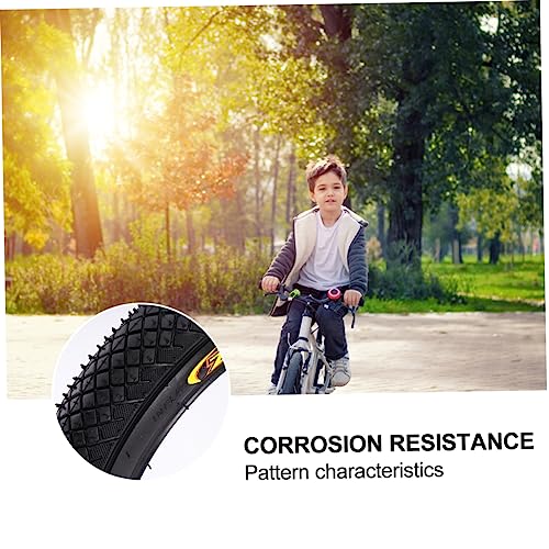 Toddmomy Bicycle Tires Bicycle Repair Kit Air Roll 20 4.0 Fat Tyre Uk Professional Bike Tire Balance Outer Tire Inner Tube Stroller Tube and Tube Black Child Kids Bicycle Tire Tube - Image 4