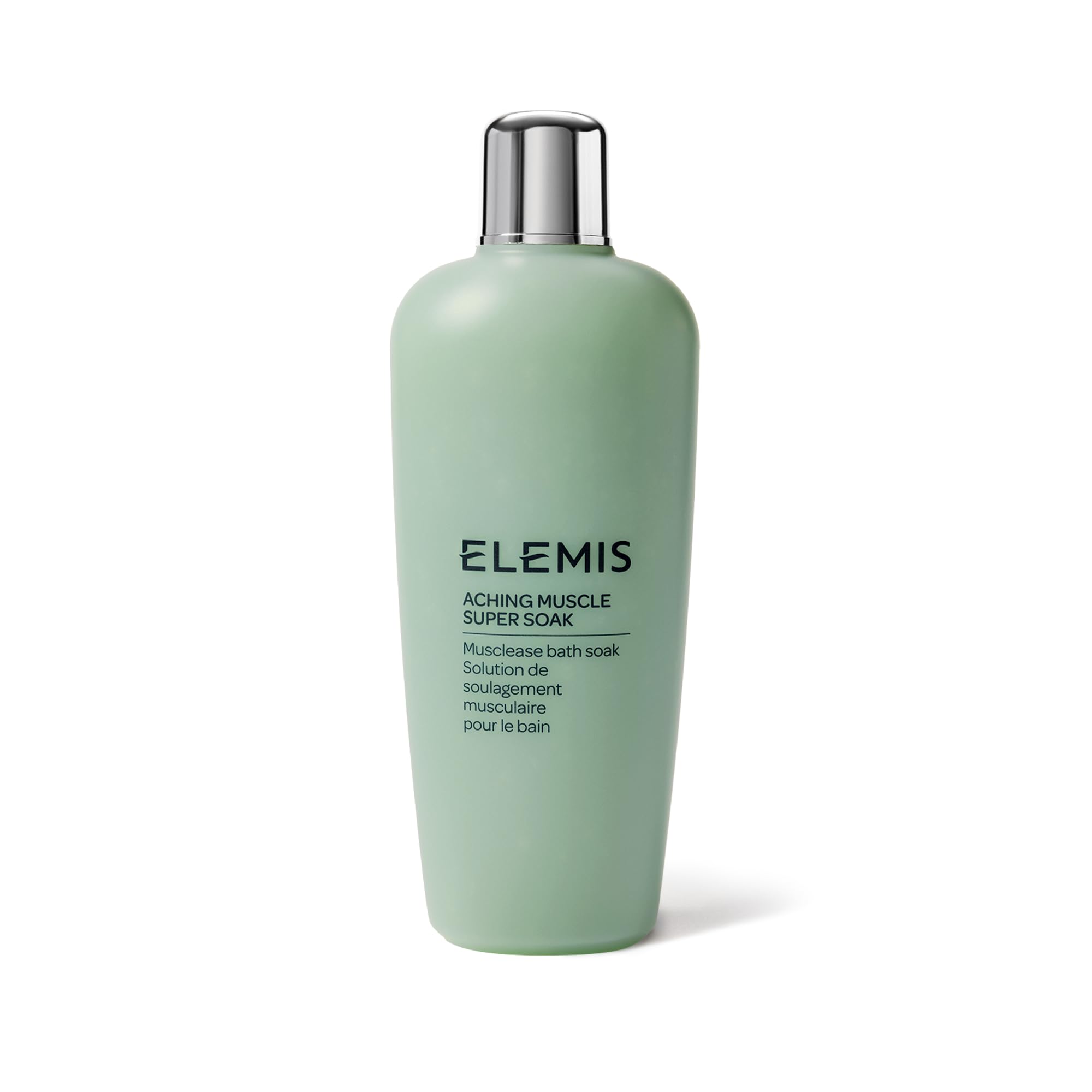 ELEMIS Aching Muscle Super Soak | Musclease Natural Foaming Bath Milk Warms, Recharges, and Energizes Tired, Overworked Muscles Post-Workout | 400 mL