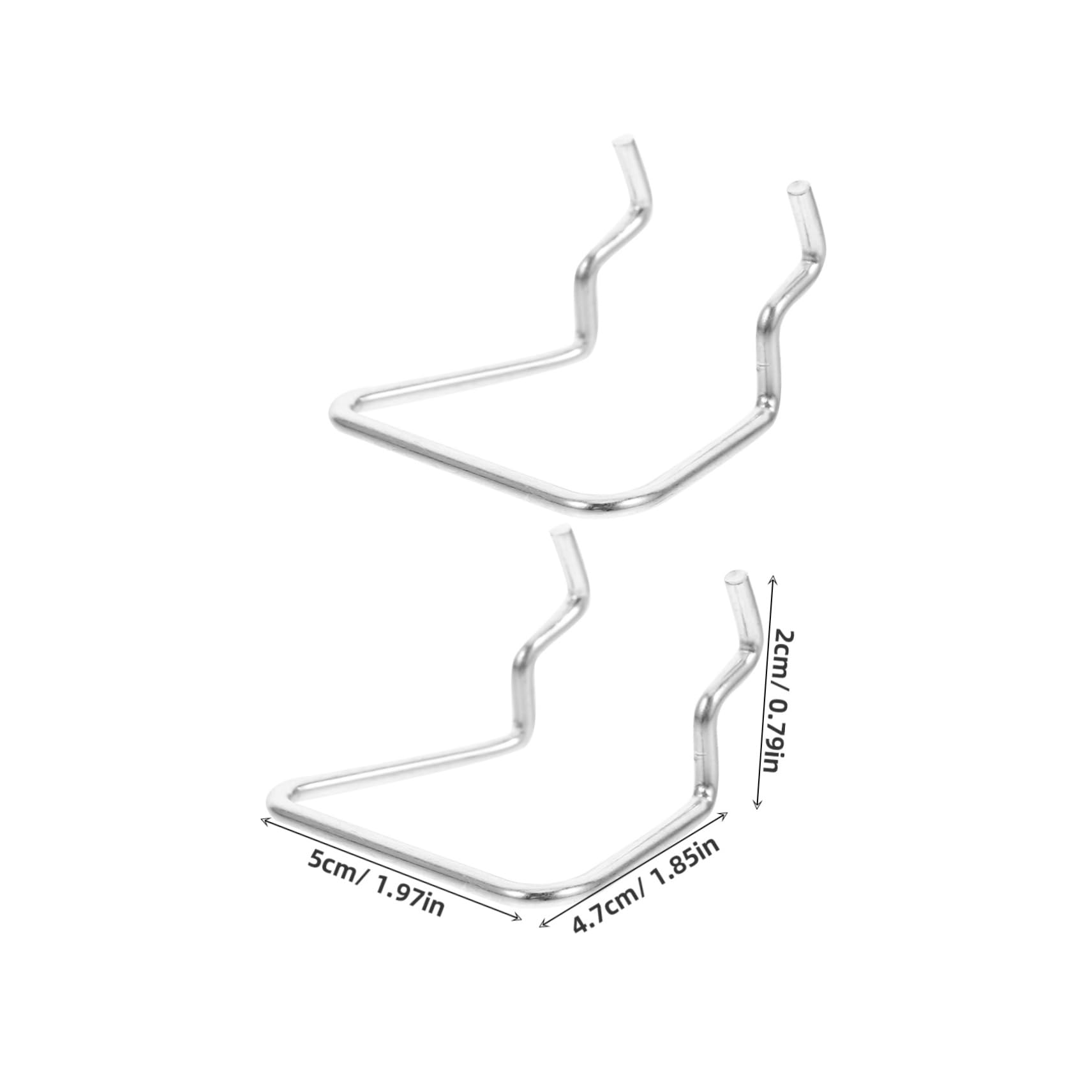 PRETYZOOM 8pcs Pegboard Hooks Bracket Sturdy Iron Metal Hooks Multifunctional Plier Organizer Rack Pegboard Tool Holders Tool Storage