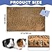 PINVNBY Guinea Pig Cage Liner Washable Guinea Pig Fleece Cage Liners Reusable & Non-Slip Guinea Pig Pee Pads Small Animal Cage Accessories for Bunny Rabbit Hamster Rat Ferret (Brown, 47