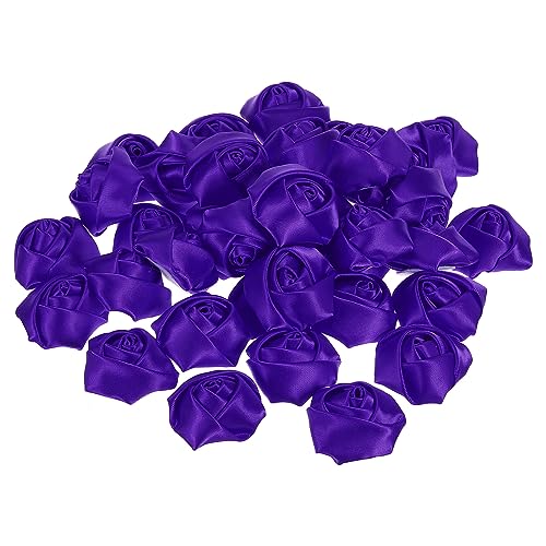PATIKIL 1.6" Satin Ribbon Roses