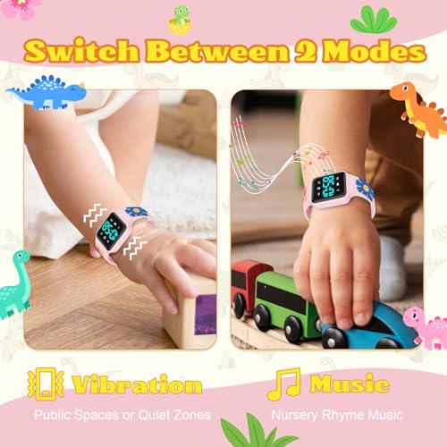 Image of Toddler Potty Training Set - Potty Training Watch with Musical /Vibration Countdown Alerts, Fun Board Book, Progress Chart & Reward Stickers - Interactive Potty Training Kit for Kids Ages 2-6