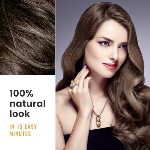 Kingming Dark Brown 3 In 1 Hair Dye Shampoo For Gray Coverage thumb #3