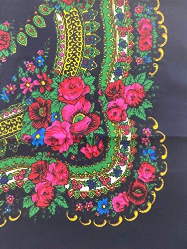 Traditional Polish Folk Head Scarf - Cotton Collection2