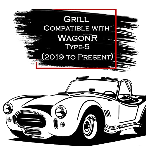 Image of CAR SAAZ GTR Style Front Grill Compatible with WagonR (2019-2022)