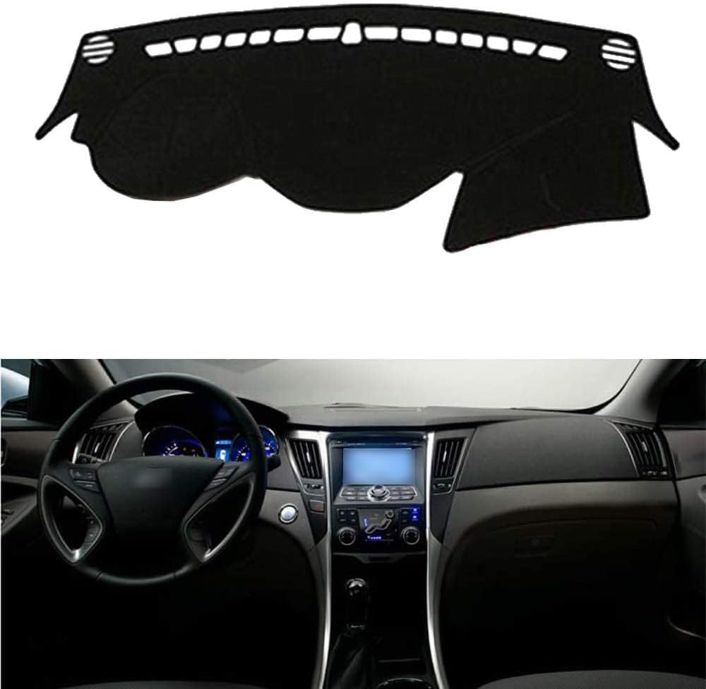Car Auto Dashboard Cover for Hyundai Sonata 2011 2012 2013 2014 Sonata 8 Left Hand Drive Dashmat Pad Carpet Dash Mat