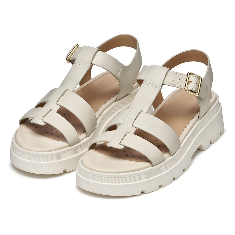 Geox D Adacter S B Sandalo piattoDonna