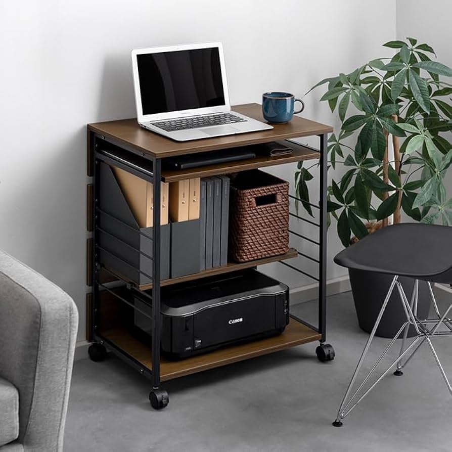 新品 パソコンデスク 幅120cm プリンター台付き カーボンファイバー 新品 パソコンデスク 幅120cm プリンター台付き カーボンファイバー